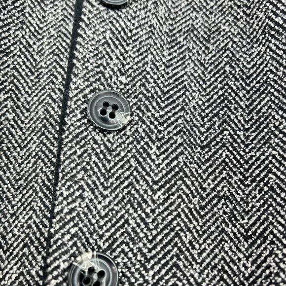 Anthropologie Daughters of the Liberation Herringbone Peplum Jacket Blazer Sz 2 - Picture 3 of 5